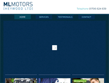 Tablet Screenshot of mlmotors.co.uk